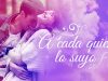 a cada quien lo suyo
